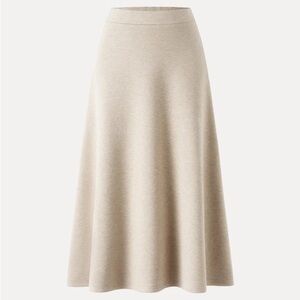 OGL FuzzLuxe Classic Cream A-Line Skirt